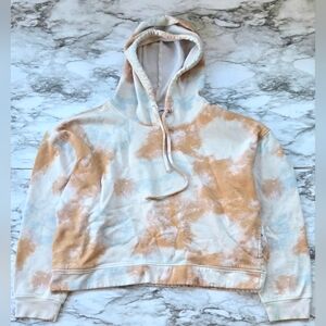 Tie-Dye Crop Hoodie